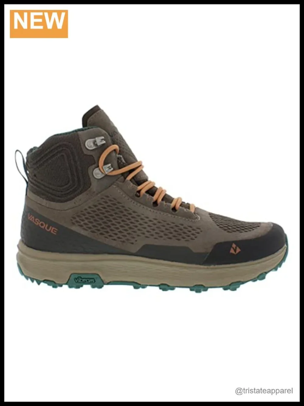 Lightweight Waterproof Hiking Boots with Vibram Outsole